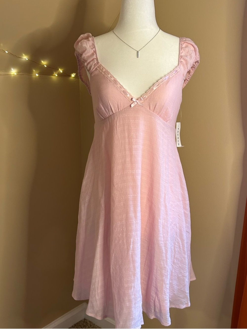 LA Hearts Pink Babydoll Dress NWT – PacSun Size S